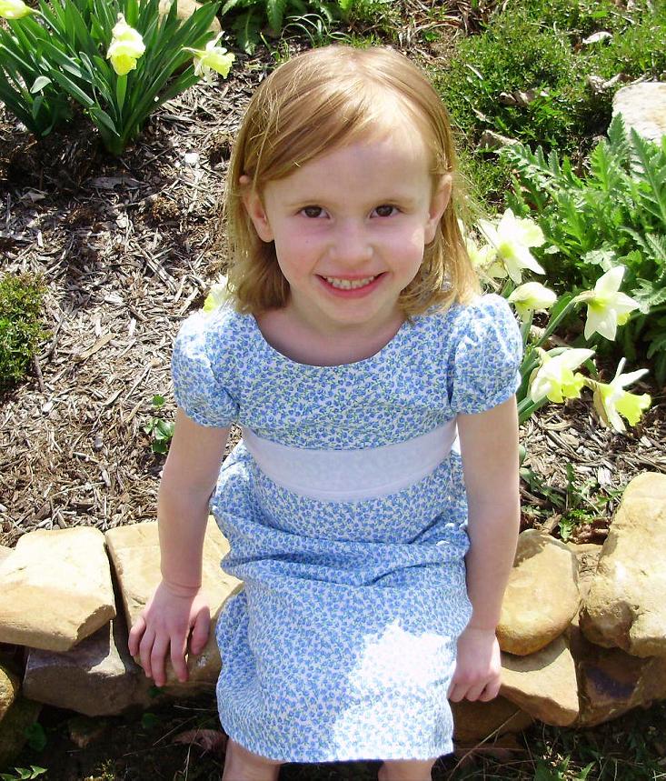 Puffy Sleeve A Line Easter Dress PACountryCrafts